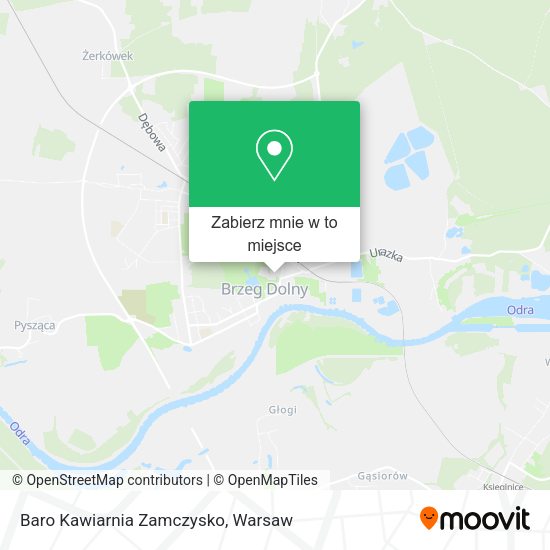 Mapa Baro Kawiarnia Zamczysko