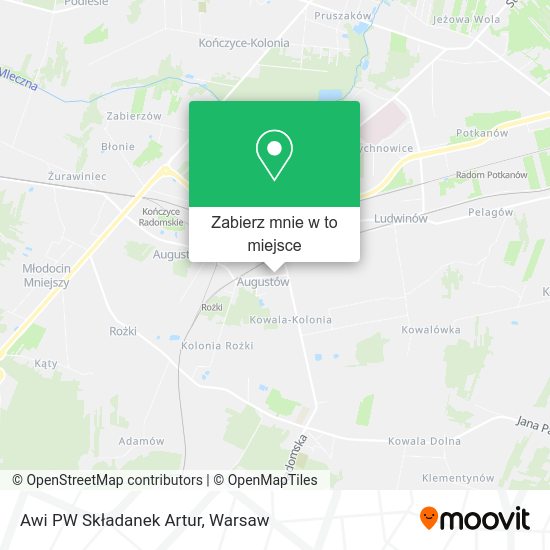 Mapa Awi PW Składanek Artur