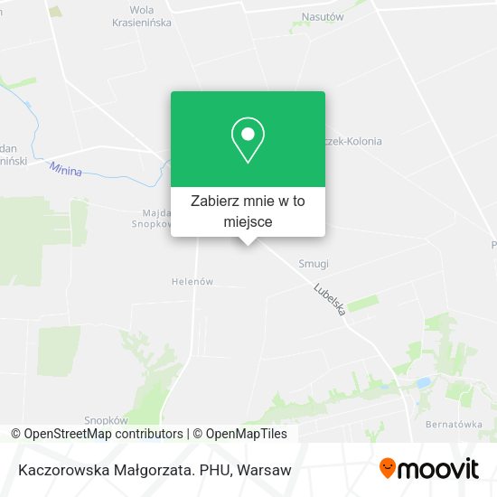 Mapa Kaczorowska Małgorzata. PHU