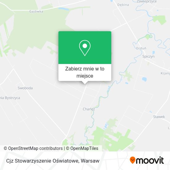 Mapa Cjz Stowarzyszenie Oświatowe