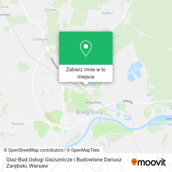 Mapa Glaz-Bud Usługi Glazurnicze i Budowlane Dariusz Zarębski