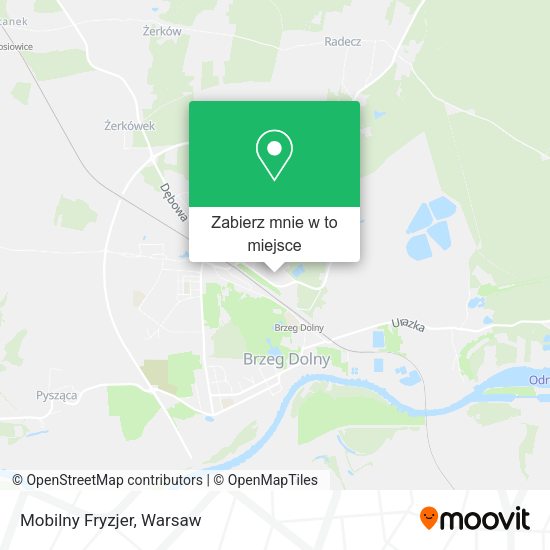 Mapa Mobilny Fryzjer