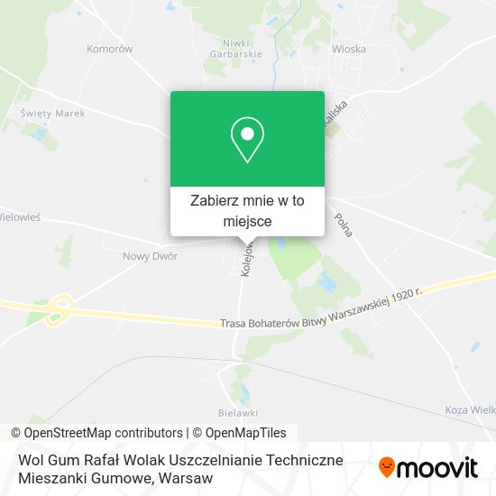 Mapa Wol Gum Rafał Wolak Uszczelnianie Techniczne Mieszanki Gumowe