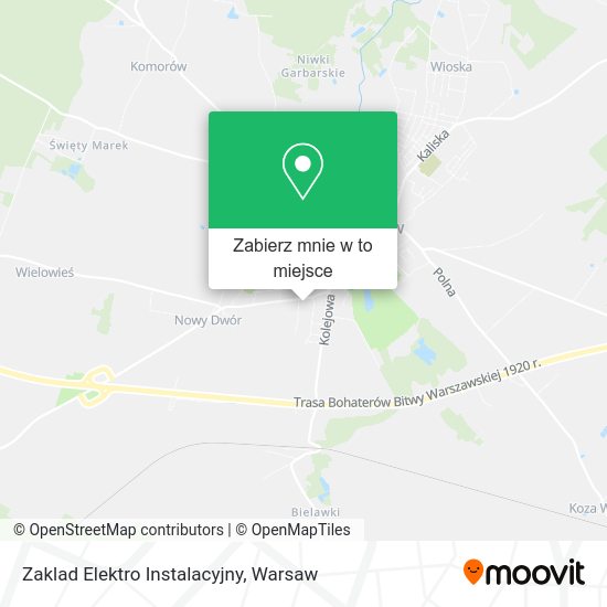 Mapa Zaklad Elektro Instalacyjny