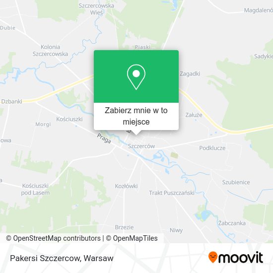 Mapa Pakersi Szczercow