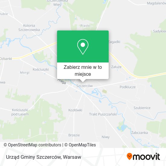 Mapa Urząd Gminy Szczerców