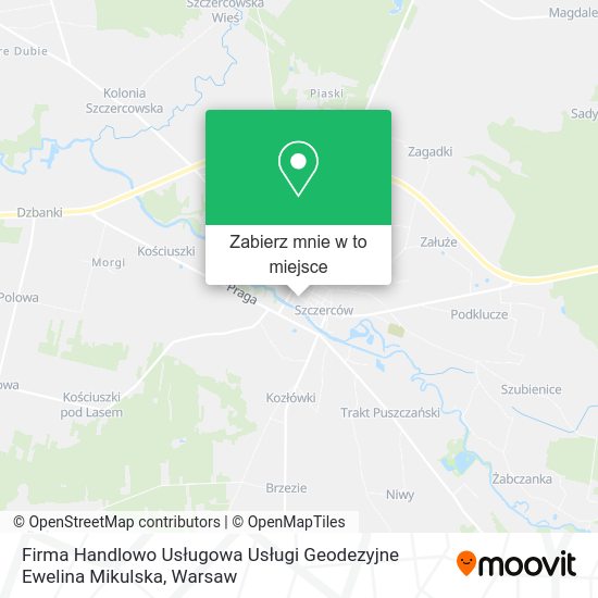 Mapa Firma Handlowo Usługowa Usługi Geodezyjne Ewelina Mikulska