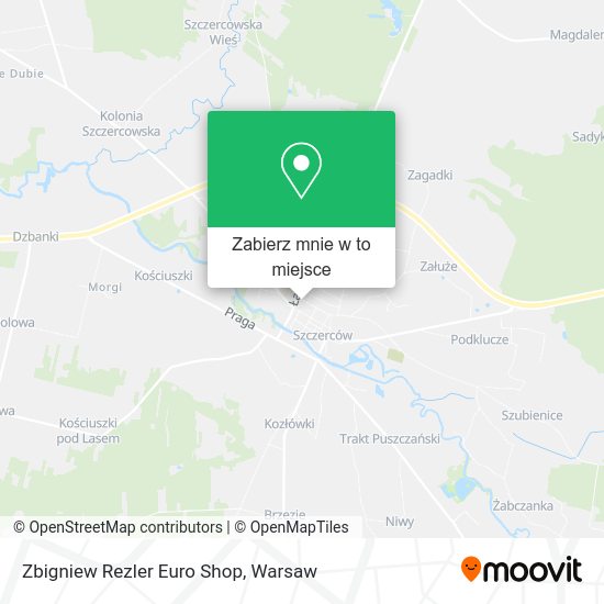 Mapa Zbigniew Rezler Euro Shop