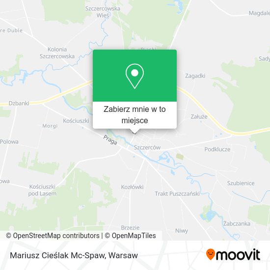 Mapa Mariusz Cieślak Mc-Spaw