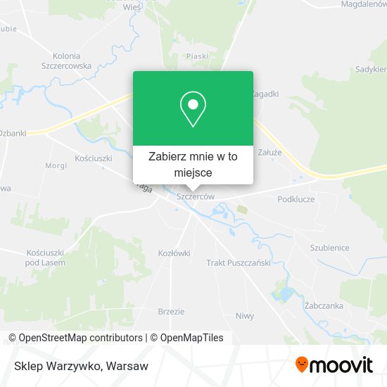 Mapa Sklep Warzywko