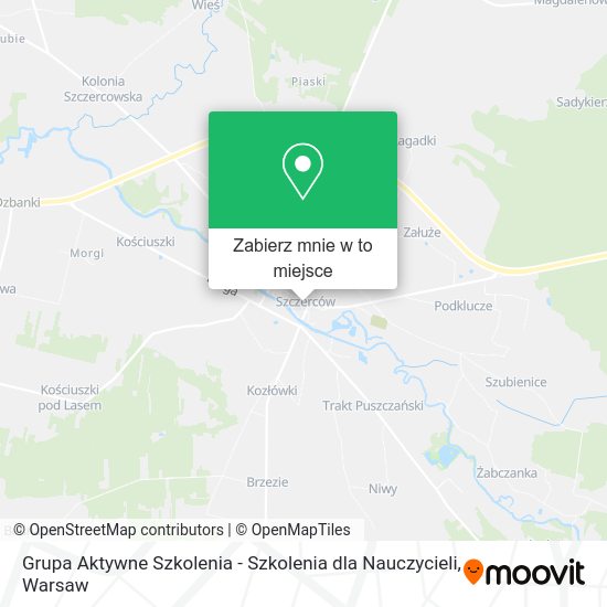 Mapa Grupa Aktywne Szkolenia - Szkolenia dla Nauczycieli