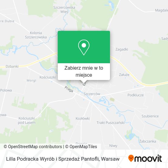 Mapa Lilla Podracka Wyrób i Sprzedaż Pantofli