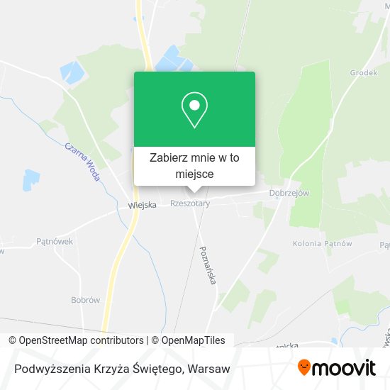 Mapa Podwyższenia Krzyża Świętego