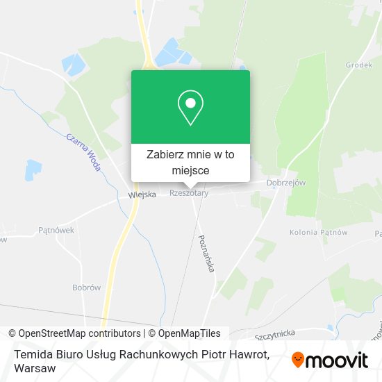 Mapa Temida Biuro Usług Rachunkowych Piotr Hawrot