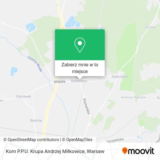 Mapa Kom P.P.U. Krupa Andrzej Miłkowice