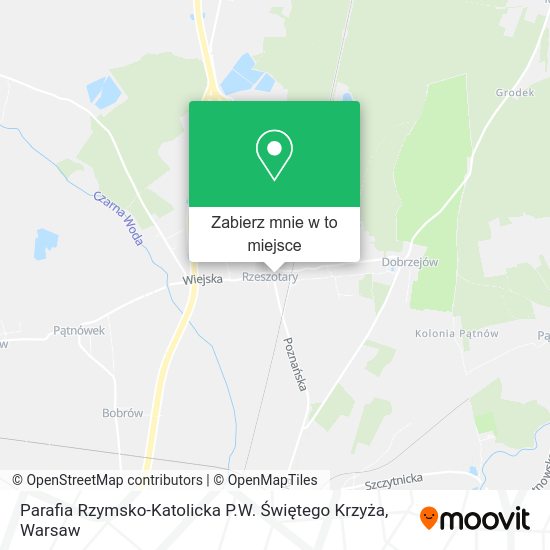 Mapa Parafia Rzymsko-Katolicka P.W. Świętego Krzyża