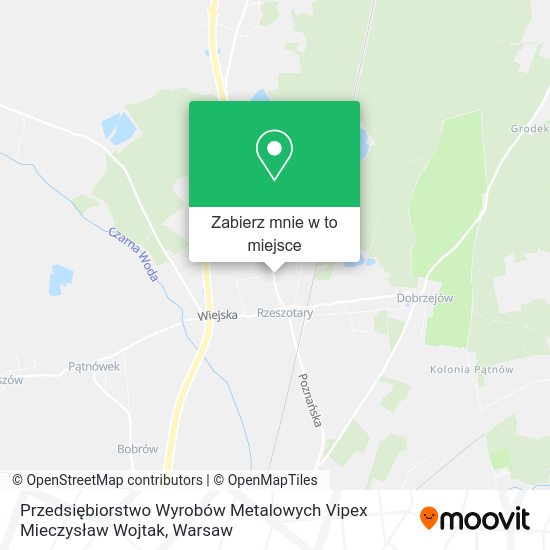 Mapa Przedsiębiorstwo Wyrobów Metalowych Vipex Mieczysław Wojtak