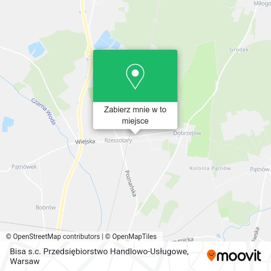 Mapa Bisa s.c. Przedsiębiorstwo Handlowo-Usługowe