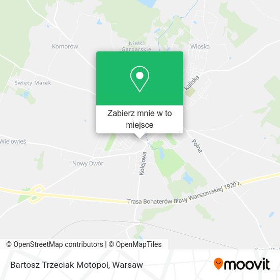 Mapa Bartosz Trzeciak Motopol