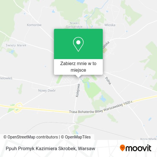 Mapa Ppuh Promyk Kazimiera Skrobek