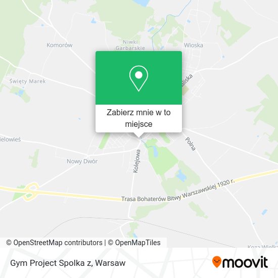 Mapa Gym Project Spolka z