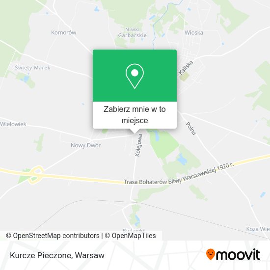 Mapa Kurcze Pieczone