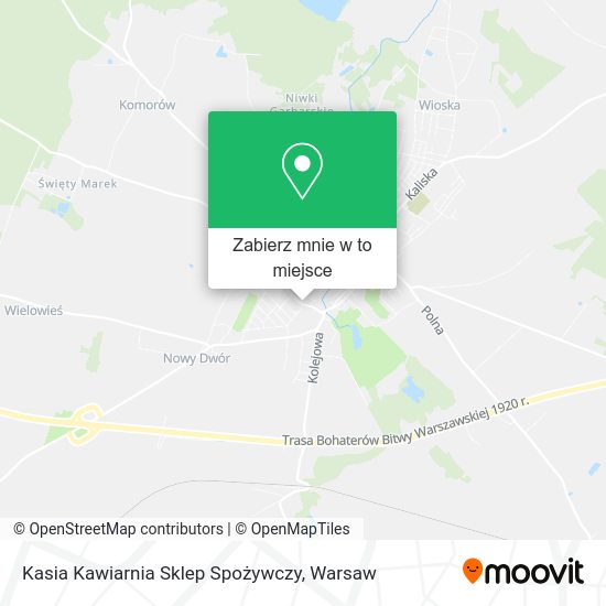 Mapa Kasia Kawiarnia Sklep Spożywczy