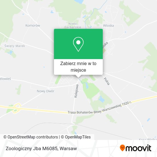 Mapa Zoologiczny Jba M6085