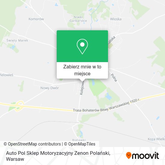 Mapa Auto Pol Sklep Motoryzacyjny Zenon Polański