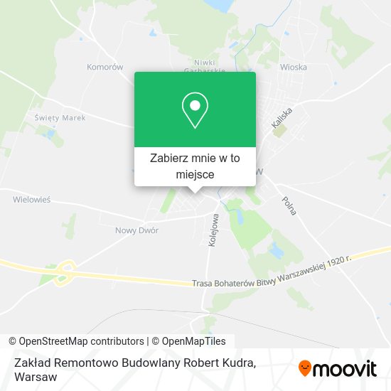 Mapa Zakład Remontowo Budowlany Robert Kudra