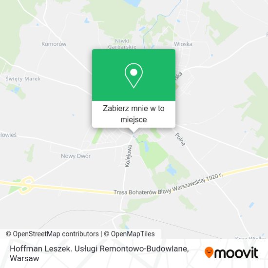 Mapa Hoffman Leszek. Usługi Remontowo-Budowlane