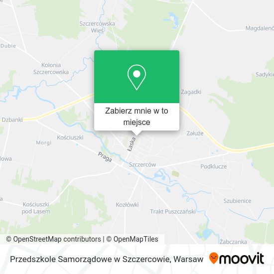 Mapa Przedszkole Samorządowe w Szczercowie