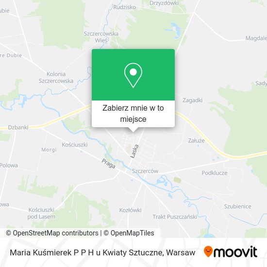 Mapa Maria Kuśmierek P P H u Kwiaty Sztuczne