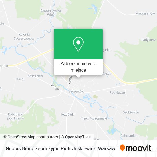 Mapa Geobis Biuro Geodezyjne Piotr Juśkiewicz