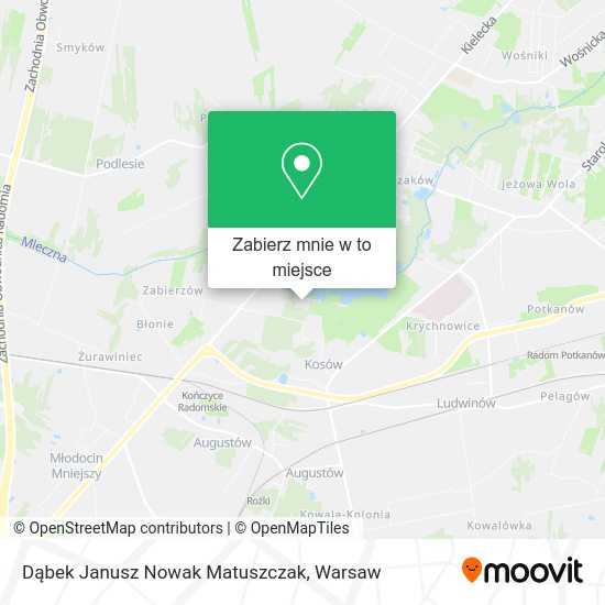 Mapa Dąbek Janusz Nowak Matuszczak