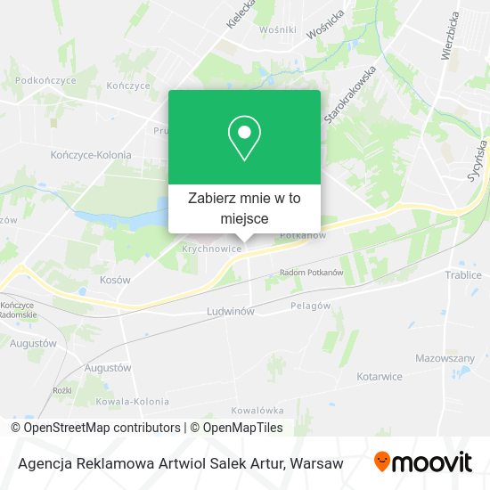 Mapa Agencja Reklamowa Artwiol Salek Artur