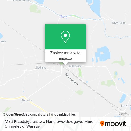 Mapa Mati Przedsiębiorstwo Handlowo-Usługowe Marcin Chmielecki