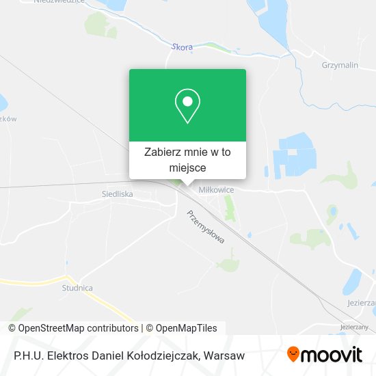 Mapa P.H.U. Elektros Daniel Kołodziejczak