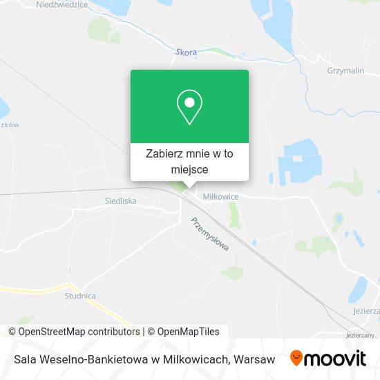 Mapa Sala Weselno-Bankietowa w Milkowicach