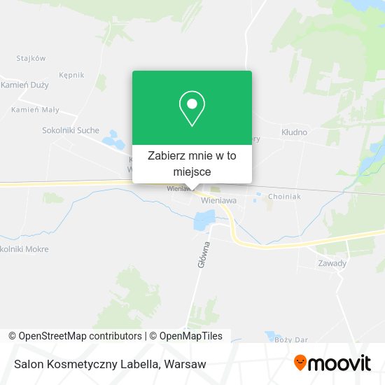 Mapa Salon Kosmetyczny Labella