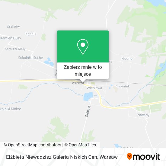 Mapa Elżbieta Niewadzisz Galeria Niskich Cen