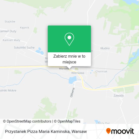 Mapa Przystanek Pizza Maria Kaminska