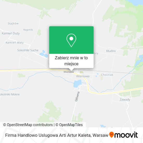 Mapa Firma Handlowo Uslugowa Arti Artur Kaleta