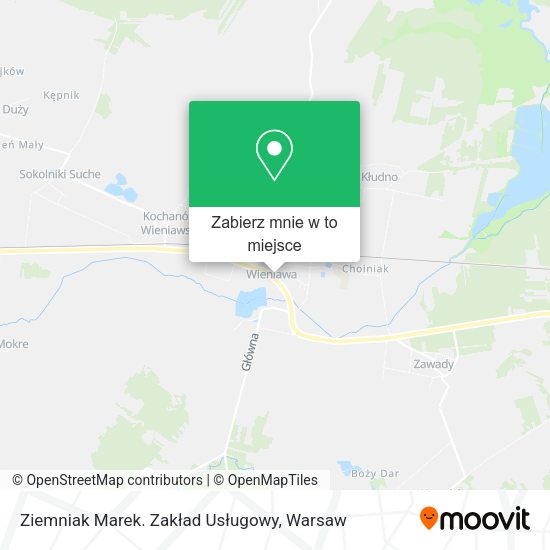 Mapa Ziemniak Marek. Zakład Usługowy