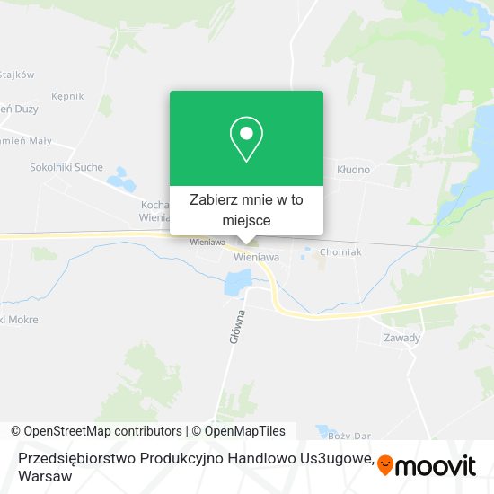 Mapa Przedsiębiorstwo Produkcyjno Handlowo Us3ugowe