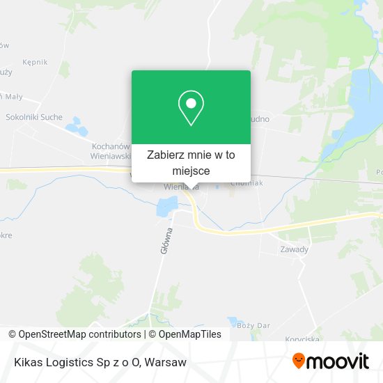 Mapa Kikas Logistics Sp z o O