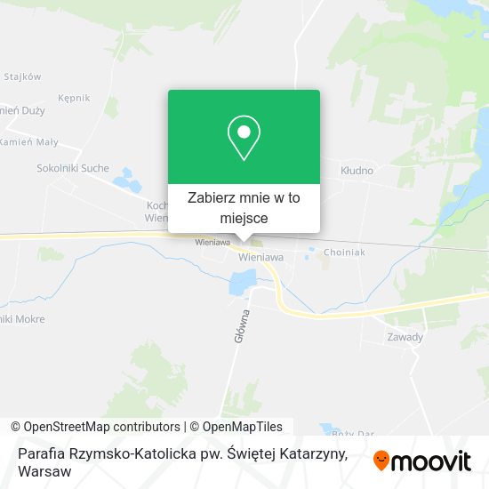 Mapa Parafia Rzymsko-Katolicka pw. Świętej Katarzyny