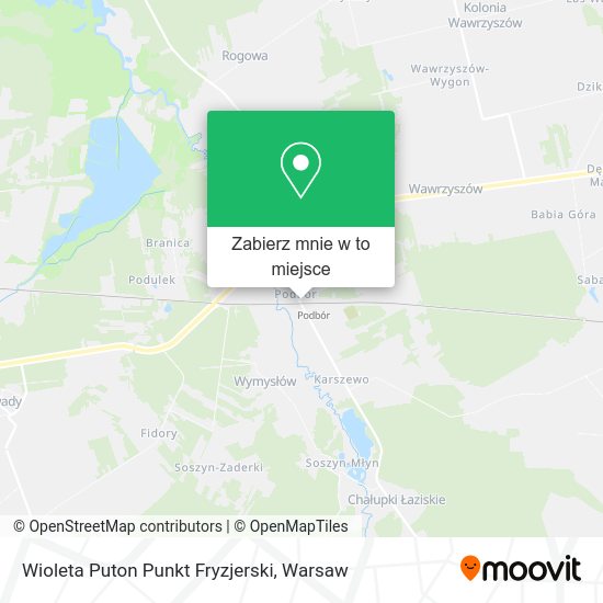 Mapa Wioleta Puton Punkt Fryzjerski