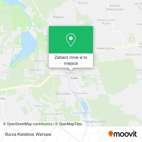 Mapa Burza Kwiatow