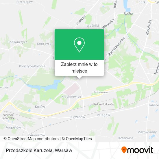 Mapa Przedszkole Karuzela